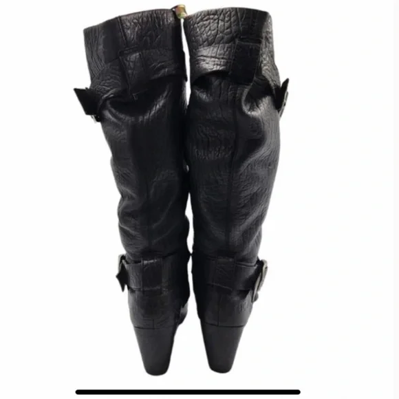 ❤️Lucky Brand black Candice pebbled leather. good preloved condition.🍀✌🏻❤️ - Picture 8 of 9